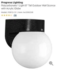 Progress Lighting Fixture Outdoor P5813-31 New Sealed Box. Fixed Price $29.99.