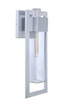 Craftmade ZA4024 Perimeter 22" Tall Wall Sconce - Silver. Fixed Price $63.17.