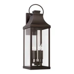 Capital Lighting Bradford Outdoor Wall Lantern, Bronze/clear - 946441OZ. Fixed Price $270.00.