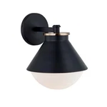 Justice Fusion Ravelle Cone 13" Out Sconce, Bk/br Ring/op FSN-7682W-OP-MBBR. Fixed Price $103.68.