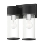 Livex Atlantic Lt Outdoor Large Wall Lantern, Black/silver/clear 71926-14. Fixed Price $233.96.