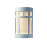 Justice Design Ambiance Sm Ada Prairie Sconce, Outdr, Clsd Top, Bisq, Wht, Led. Fixed Price $260.00.