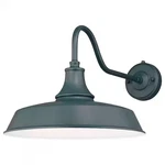 Vaxcel T0484 Dorado 1 Light Dusk To Dawn Green White Farmhouse Barn Dome. Fixed Price $181.99.