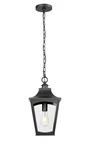 Powder Coated Black One Light Outdoor Hanging Lantern From The Curry Collection. Fixed Price $199.90.