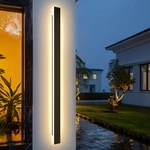 Ycmgead 49.22IN Led Outdoor Long Wall Sconce IP65 Waterproof Black Modern Light. Fixed Price $108.68.