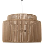 Capital Lighting 956341 Jasper 29"W Outdoor Pendant - Sienna / Black. Fixed Price $478.00.