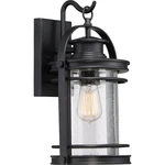 Booker 15 Inch Outdoor Wall Lantern Transitional Aluminum-mystic Black Finish. Fixed Price $329.99.
