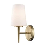 Bel Air Lighting Horizon 1-LIGHT Gold Indoor Wall Sconce Fixture With Fros. Fixed Price $23.95.