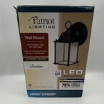 Patriot Lighting Torrino Outdoor Led Lantern Textured Black Wall Mount. Fixed Price $39.99.