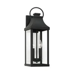 Capital Lighting Bradford Outdoor Wall Lantern, Black/clear - 946421BK. Fixed Price $178.00.