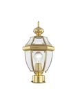 Livex Lighting 2153 Brass Monterey 1-LIGHT Outdoor Post. Fixed Price $185.96.