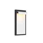 Wac Cap 1LT Led 12" Outdoor Wall Light, White Black/frosted WS-W250212-CS-WTBK. Fixed Price $89.99.