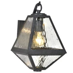 Brian Patrick Flynn For Crystorama Glacier 13" Outdoor Wall Light In Black. Fixed Price $230.00.