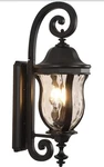 Smeike 28IN Black Brush Red Outdoor Wall Sconce Light. Fixed Price $99.95.