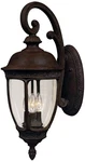 Maxim Knob Hill 33"HIGH Aluminum 3-LIGHT Outdoor Wall. Fixed Price $491.30.