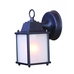Acclaim Lighting Builder's Choice Wall Sconce, Black/frosted 5001BK-FR. Fixed Price $39.99.