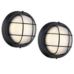 Round Bulkhead Light Fixture, Dimmable Outdoor Wall Lantern, Led Nautical And.... Fixed Price $111.09.