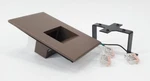 Wac Step Lights WL-LED200F Cetcus Intertek BJ0311- Brown. Fixed Price $49.40.