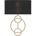 Crystorama LRL-992-VG-BK Laurel Sconce Wall Light In Black. Fixed Price $158.40.