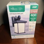 Feit Electric Led Square Wall Lantern Outdoor Home House Lighting 11" Hardwire. Fixed Price $40.44.