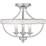 Progress Gulliver 4 Light 15" Galvanized Semi-flush Mount Convertible Ceiling Lt. Fixed Price $36.99.