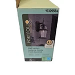 Portfolio Wall Lantern Outdoor Lights 100WMX #0329564 Saves Enrgy Mtion Activatd. Fixed Price $45.99.