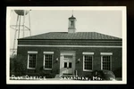 Office Postcard Missouri Mo Real Photo Savannah Mailbox Water Tower Lantern. Fixed Price $11.99.