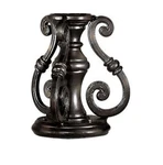 The Great Outdoors Go 7940 Heritage 12 1/4"W X 14 1/4"H Scroll Pier Mount. Fixed Price $187.25.
