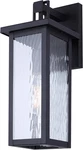 Canarm Shana 1-LIGHT Lantern 16" Black Wall Glass Wet-rated Lighting For Porch. Fixed Price $94.00.