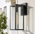 Lnc Modern Black 1-LIGHT Outdoor Wall Lantern Industrial Rectangle Exterior. Fixed Price $58.89.