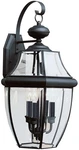 8040-12 Lancaster Traditional Three Light Outdoor Wall Lantern Outside Fixture. Fixed Price $299.99.