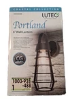 Lutec Wall Lantern Sconce 7.09"X6.3"X13.78" 1-LIGHT Outdoor Waterproof Black. Fixed Price $22.99.