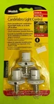 Westek SLC2BCW3 White E12 Candle Dusk To Dawn Socket Adapter 3-PACK. Fixed Price $10.79.