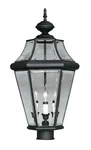 Livex Lighting 2364-04 Georgetown Inch Black Outdoor Post Top Lantern. Fixed Price $399.97.