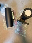Two Spektrum+ 1 Light 5.3 Inch Black Wall Sconce. Fixed Price $70.00.