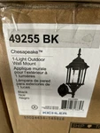 Kichler Lighting 49255BK Chesapeake - 1 Outdoor Wall Mount With. Fixed Price $60.00.