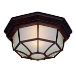 Acclaim Lighting Flush Mount, Burled Walnut - 2002BW. Fixed Price $57.60.