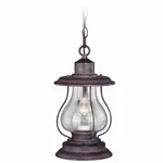 Dockside 1-LIGHT Outdoor Pendant Coastal And Lantern Style 14.75 Inches Tall. Fixed Price $169.99.