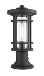 Z-lite 570PHM-533PM Jordan 17" Tall Outdoor Pier Mount Post Light Black. Fixed Price $334.00.