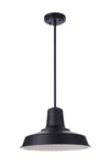 Craftmade Briscoe 1-LIGHT Outdoor Pendant In Midnight. Fixed Price $276.00.