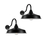 Diyel Gooseneck Barn Light Outdoor, 16 Inch Dome Large Farmhouse Exterior Lig.... Fixed Price $159.01.