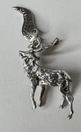 Sterling Silver Bear Country Usa Deer Elk Charm Vintage Pendant Buck. Fixed Price $25.00.
