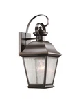 Kichler 9708OZ Mount Vernon 1-LIGHT 16.75" Outdoor Medium Wall In Olde Bronze. Fixed Price $359.99.