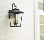 Generation Lighting Outdoor Sconces 12'' Large 4-LIGHT Textured Black. Fixed Price $400.00.