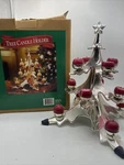 Sams West Cast Metal Christmas Tree Votive Tea Light Candle Holder 15" Tall. Fixed Price $49.44.