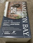 Hampton Bay Wakefield 13.5 1-LIGHT Bronze Outdoor Wall Lantern Read....... Fixed Price $29.99.