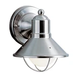 Kichler 9021NI Seaside 1-LIGHT 7.5" Small Outdoor Wall In Brushed Nickel. Fixed Price $70.97.