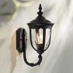 Bellagio Vintage Outdoor Wall Fixture Texturized Black Uplight 16 1/2". Fixed Price $179.99.
