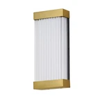 ET2 Lighting Acropolis 1LT 18" Led Outdoor Wall, Brass/crystal E30232-122NAB. Fixed Price $270.30.