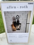 Pair Of Allen + Roth Castine Outdoor Wall Lanterns (41990). Fixed Price $140.00.